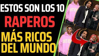 Los 10 RAPEROS  Más RICOS Del MUNDO 2023  | Rastros Históricos