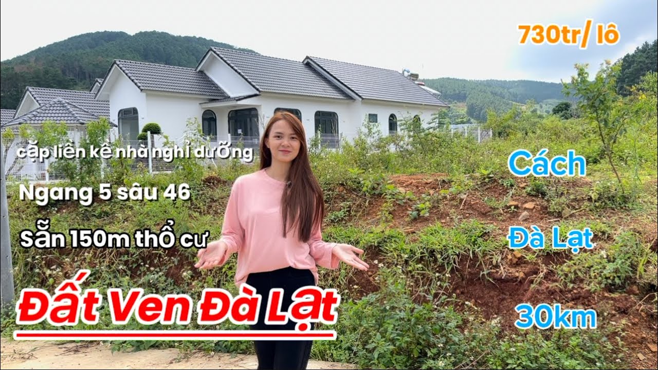 (Đã Bán Hết) Cặp đất liền kề Village HT86 ven Đà Lạt chỉ 730 triệu một lô 230m2 sẵn 150m thổ cư