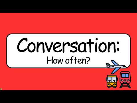 Learn English Conversation: How often? (Beginner)
