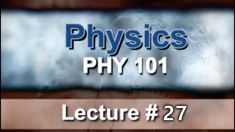 Lecture 27: The Magnetic Field | Prof. Pervez Hoodbhoy