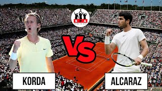 🎾 KORDA VS ALCARAZ EN DIRECTO 🎾 ROLAND GARROS 2024 🔥🔥TENIS EN VIVO - LIVE TENNIS - FRENCH OPEN