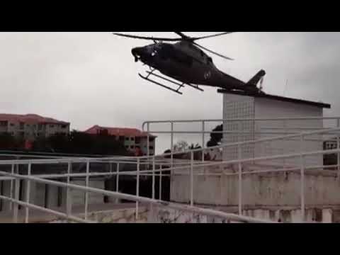 PMSC: Primeiro paciente a receber reposição de hemoderivados em helicóptero