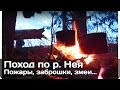 [РВ] Пожары, заброшки, змеи... поход по р. Нея