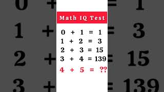 Math IQ Test
