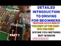 Driving lesson 244  introduction to driving  part 1