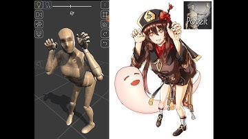 PoseIt - Probably the easiest to use posing app for artist