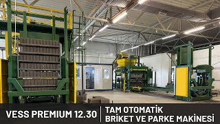 Tam Otomatik Briket & Parke Makinesi Nasıl Çalışır? Vess Premium 12.30