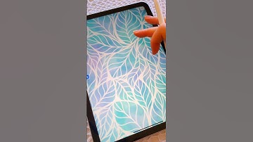 Eternal leaves seamless repeat pattern illustrated with #adobefresco #digitalartist #satisfyingart