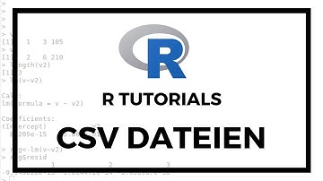 CSV-Dateien in R