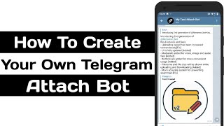 Famous How To Create Your Own Telegram Attach Bot Net Worth