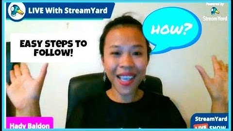 Streamyard tutorial+OBS Studio Recording.