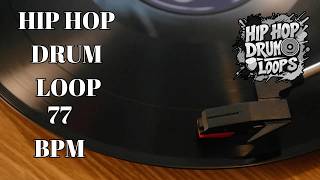 77 BPM Hip Hop Drum Loop | Slow Vintage Pocket