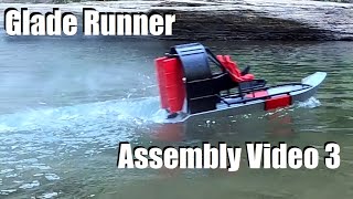 Glade Runner 3, RC 3D Printed 1:8 scale air boat by Black Crow