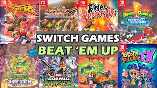 TOP 40 SWITCH BEAT EM UP GAMES || SWITCH GAMES