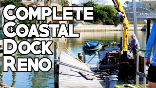 We completely Renovated an old Saltwater Dock