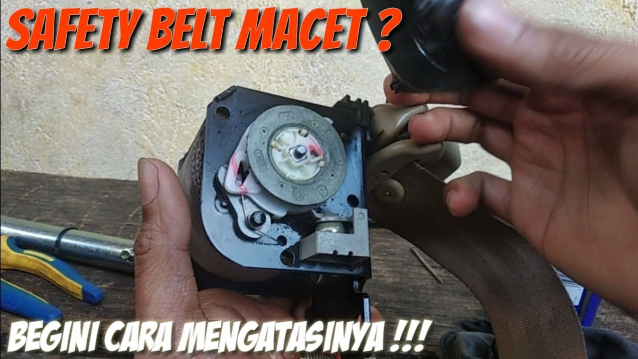 Cara memperbaiki safety belt macet / keras pada Avanza Xenia YouTube