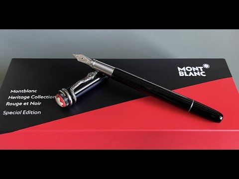 Montblanc Heritage Rouge et Noir - Unboxing & Accessories