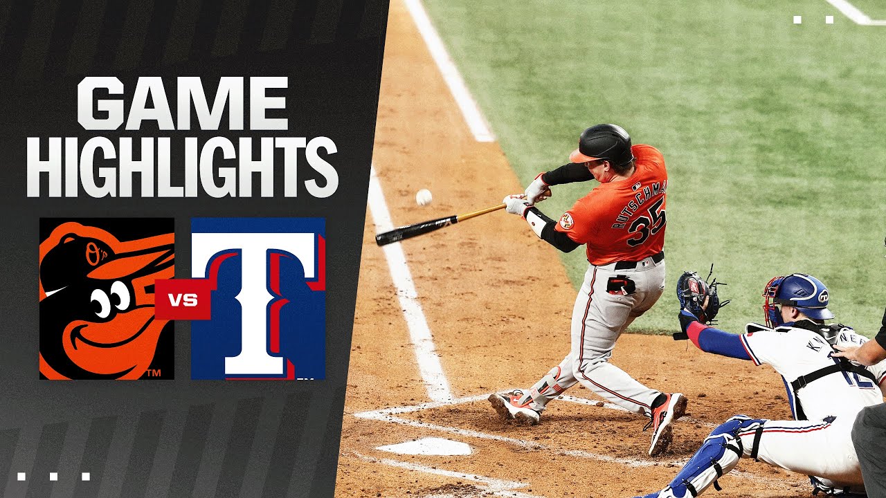Orioles vs. Rangers Game Highlights (7/20/24) MLB Highlights YouTube