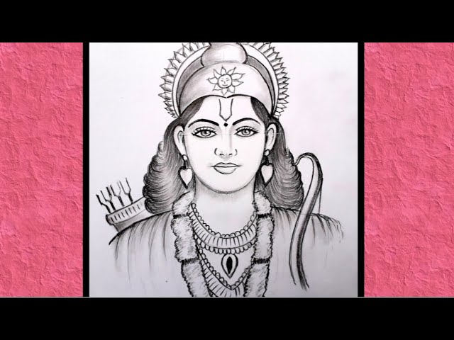 Bhagwan Shri Ram Drawing  Realistic Drawing of Shri Ram  TIA  YouTube