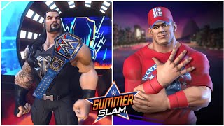 WWE Undefeated Roman reigns vs Jonh Cena SummerSlam 2021 screenshot 5