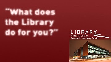 Getting to Know UTM Library - Christopher Loayza