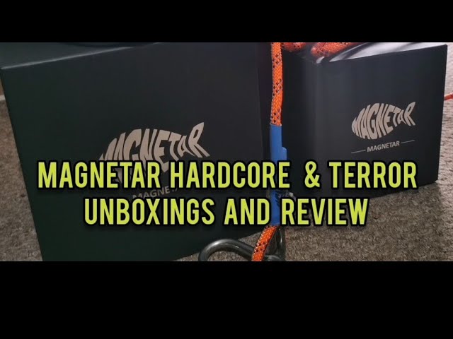 Magnetar Hardcore & Terror fishing magnets unboxing and review August 2021  