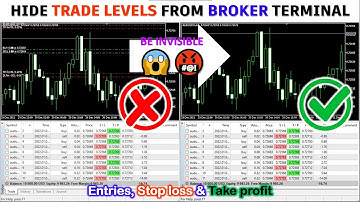 MT5/MQL5: Show/Hide Trade Levels (SL, TP, ENTRIES) From CHART [PART 284](Official FULL LESSON) #mql5