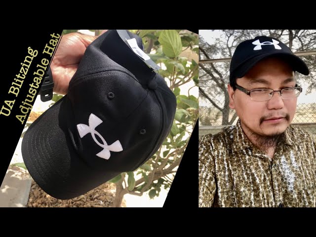 Under Armour Blitzing Adjustable Hat, unboxing and on head