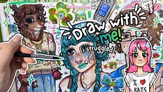 Download Lagu Fill A Sketchbook Page With Me 📗🌀 MP3