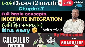 class -12 math || chapter -7  indefinite Integration(irrational function)
