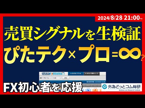 【FX】ライブトレード 売買シグナルを生検証｜ぴたテク×プロ ...