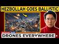BREAKING Hezbollah Goes Ballistic 100+ Drones Penetrate Israels Iron Dome Northern Cities Under Fire