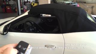 Smarttop Jaguar F Type Remote Operation 2016 Model Year