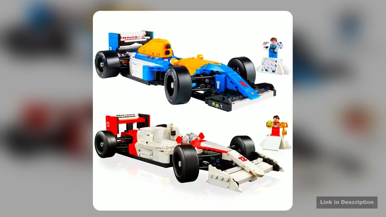 MOC ICONS 10330 10353 Racing Car Model Puzzle Building Blocks Adult Gift Collectible Decoration Imp
