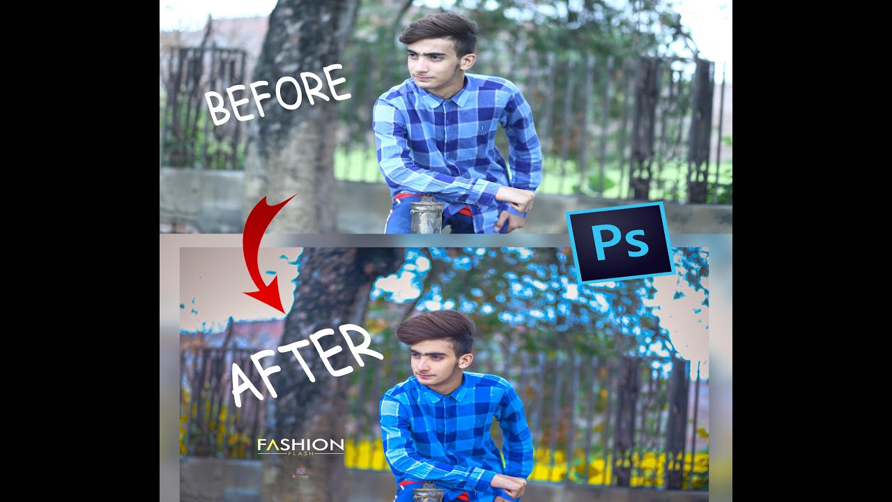 How to edit outdoor Photos in photoshop || Adobe Photoshop tutorial (Urdu)