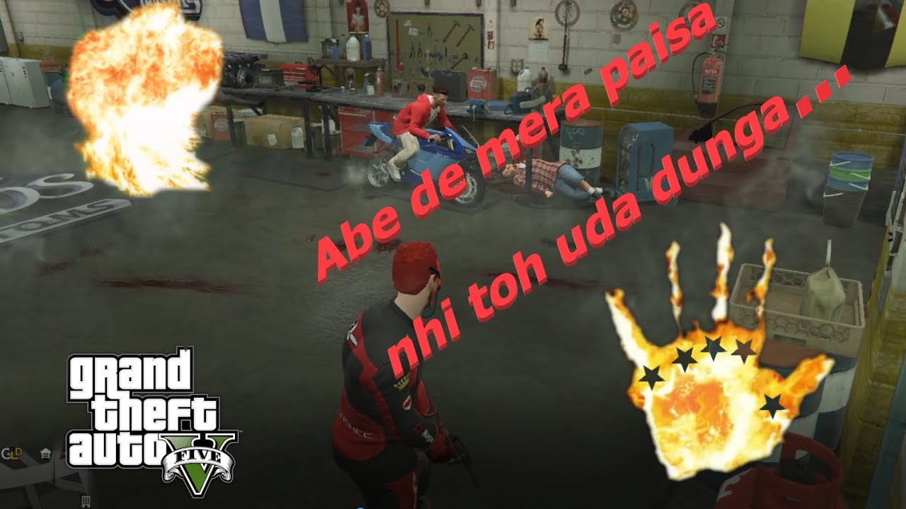 We Destroyed the Upgrade (Beeker's) Garage of GTA 5 Funny moments