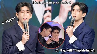 Sea said that Phi Mhor (J) actually doesn't like wearing perfume, and Sea wants to go on a go-kart!!