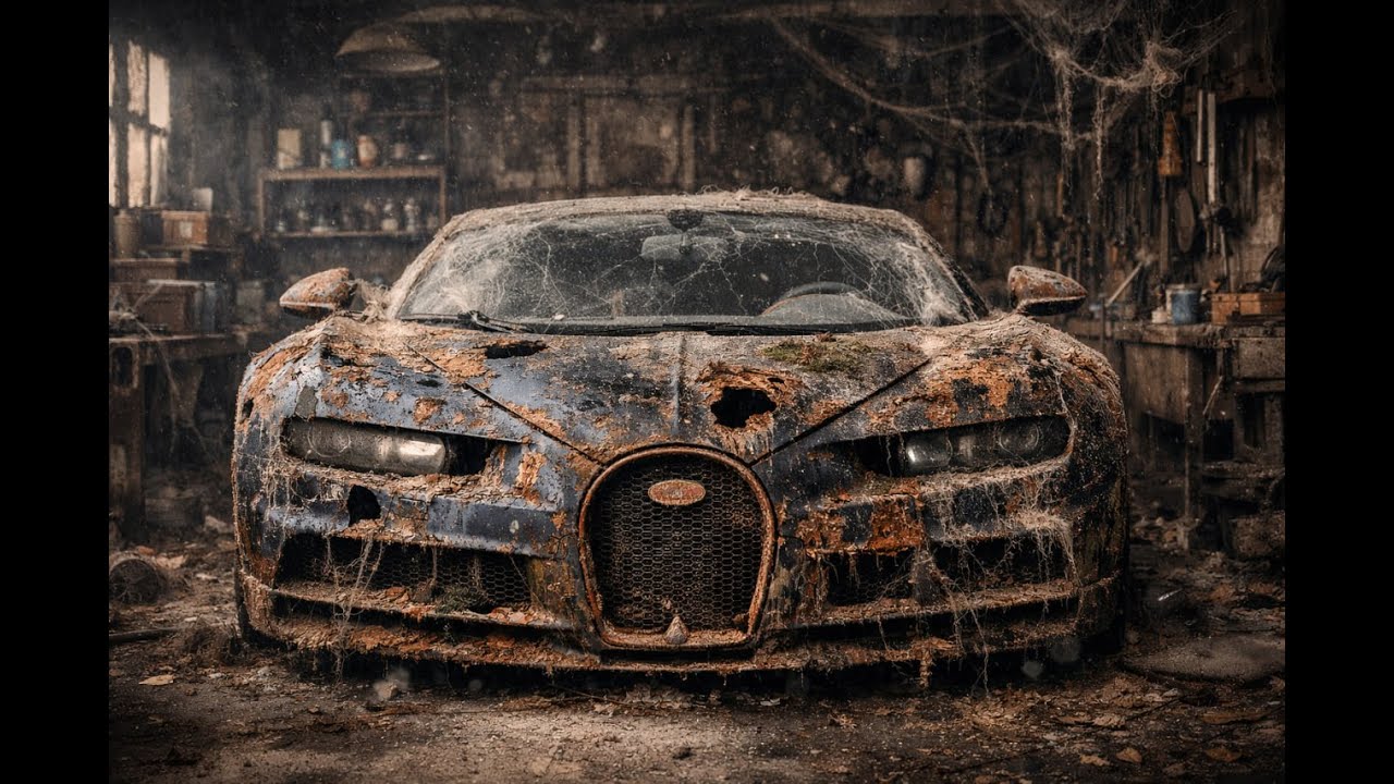 I bought an abandoned Bugatti Chiron for just $1,000. His grandmother sold it to me. 🔥