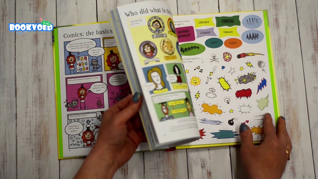 Write and Draw your own Comics Usborne book YouTube