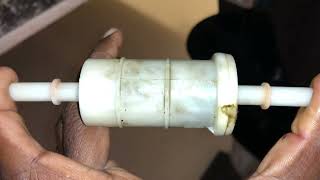 How to replace outboard motor inline fuel filter #mercury #yamaha #video #youtube