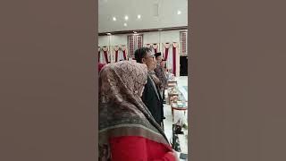 Memimpin lagu Indonesia Raya dan Mars Kabupaten Solok April 2025 MKKS Prov Sumbar