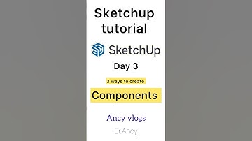 Component tool sketchup #sketchup #shortvideo #shorts components