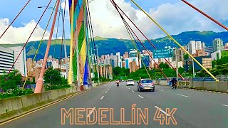 MEDELLÍN 4K, Impressive drive in Colombia 🇨🇴 Relaxing Background Music