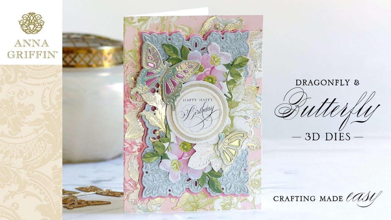 Dragonfly and Butterfly 3D Dies- Made Easy