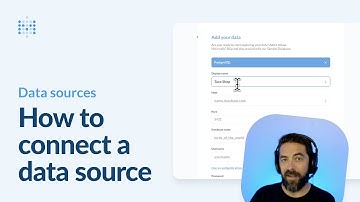 How to connect your data source to Metabase