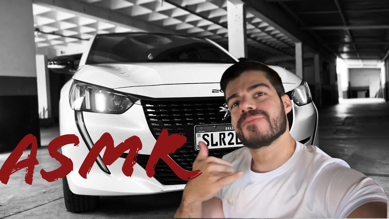 ASMR - Review do meu carro Peugeot 208 STYLE