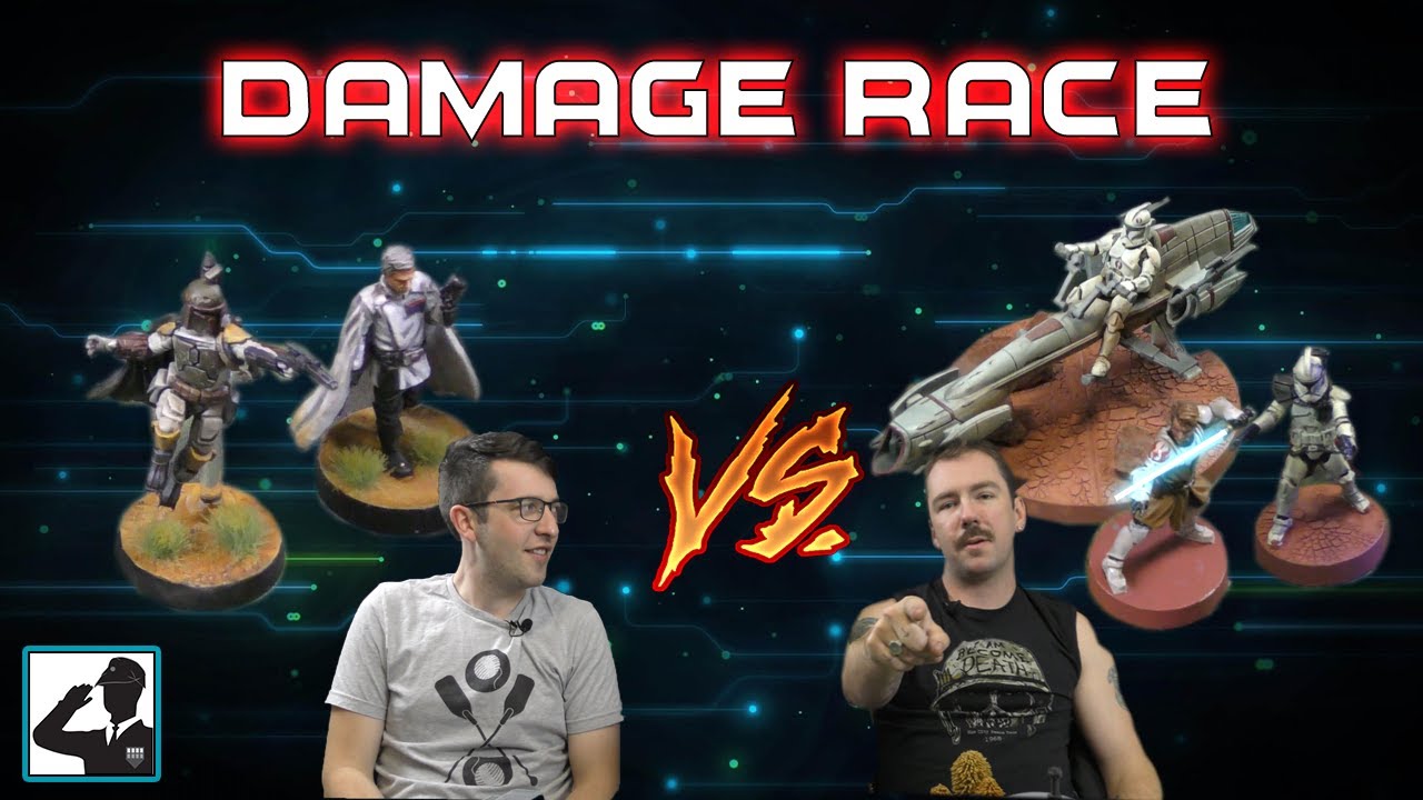 Star Wars Legion Battle Report Ep.21 DAMAGE RACE! YouTube
