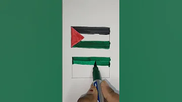 رسمت علمي فلسطين وباكستان كيف كان الأمر يا أصدقاء الرسوم Art SaudiArab 