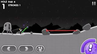 Super Stickman F 3 -4 On Laser Moon Base Hole 1