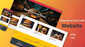 Code a Responsive 🍔 Fast-Food Website with HTML, CSS Tutorial 🚀 | MZCode01 #website #coding #css